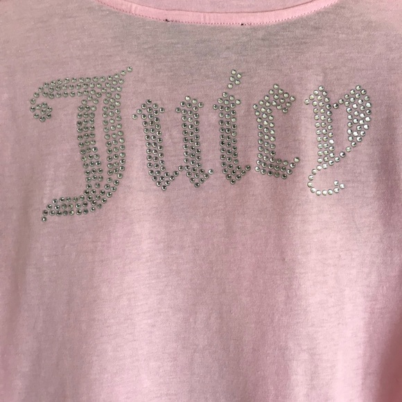 Juicy Couture Black Label LA T-Shirt Pink Large - Picture 8 of 8